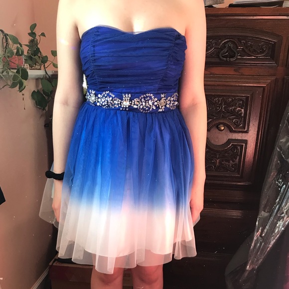 B Darlin | Dresses | Short Blueombr Dress Used | Poshmark